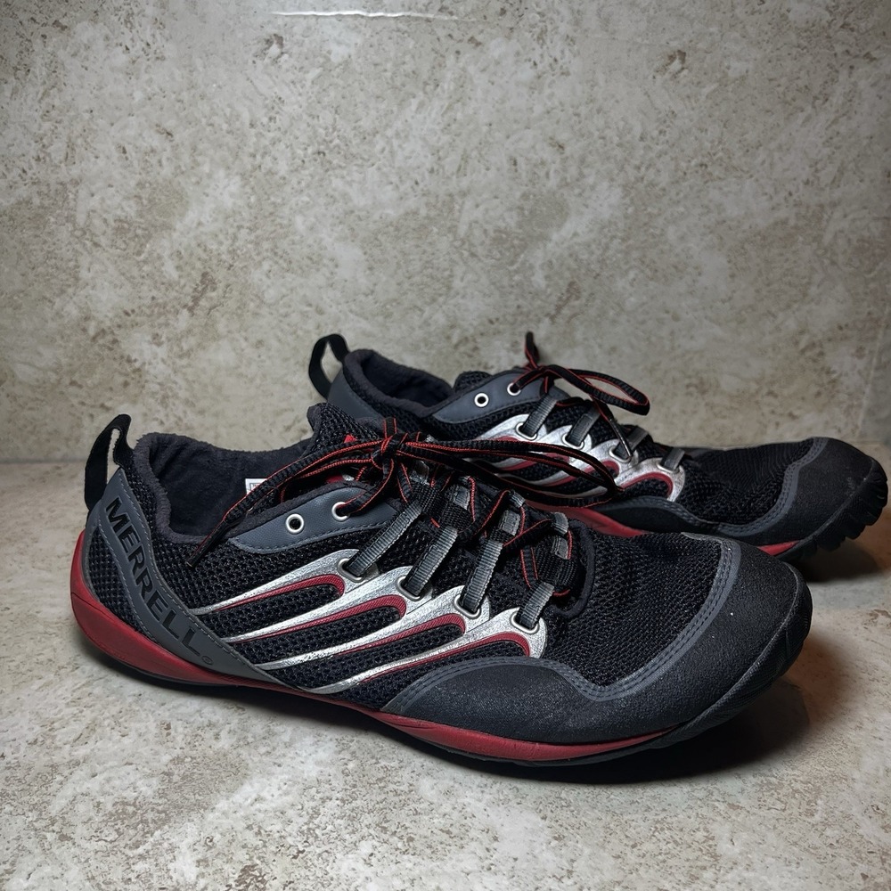 Merrell Trail Glove Barefoot Shoes Black Molton Lava Vibram Men's Size 11.5